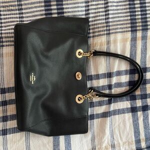 Black coach bag. Almost brand new